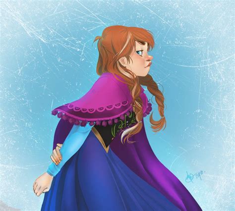 Frozen Anna By Nini Pooh On Deviantart Disney Fan Art Disney Walt