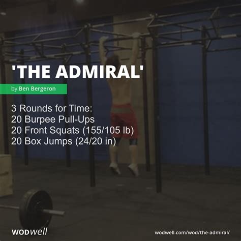 The Admiral Workout Crossfit New England Benchmark Wod Wodwell