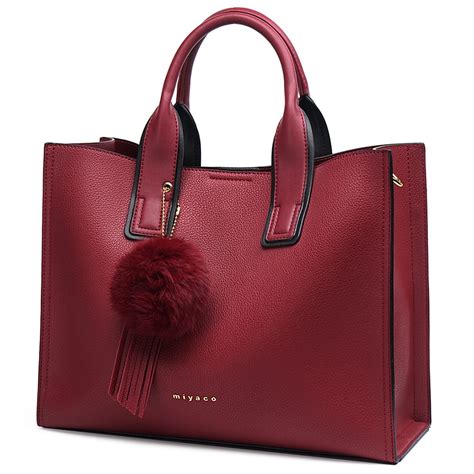 Miyaco Handbag For Women Leather Tote Bags Designer