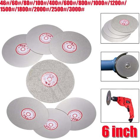1pc 6 Diamond Polishing Disc Flat Lap Parallel Grinding Wheel 466080