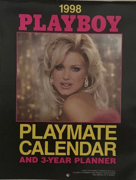 Playboy Playmate Calendar Three Year Planner Etsy