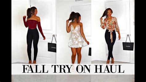 Affordable Fall Try On Haul Feat Fashion Nova Youtube