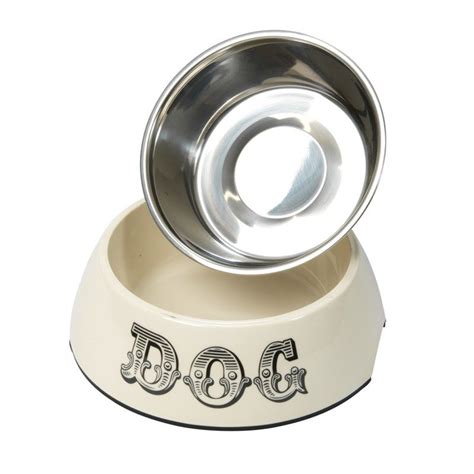 Large Cream Dog Bowl Dobbies Garden Centres Dog Bowls Bowl Dog