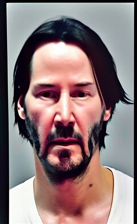 Keanu Reeves Mugshot With Different Styles Rweirddalle