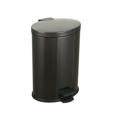 Better Homes And Gardens 31 Gal 12l Black Oval Step Trash Can