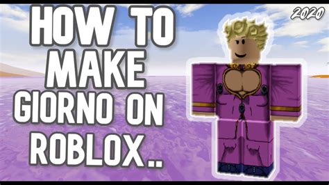 How To Make Giorno On Roblox Hair Got Deleted Youtube