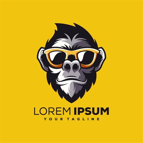 Premium Vector Monkey Logo Design Vector