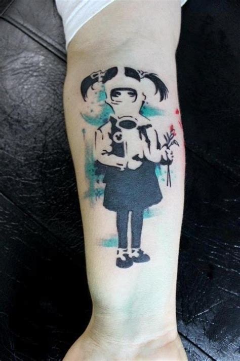 25 Banksy Inspired Tattoos Tattoodo