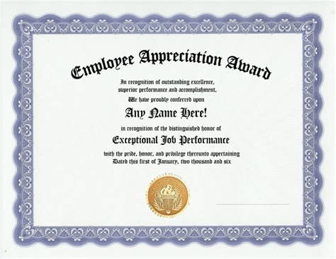 Check spelling or type a new query. EMPLOYEE APPRECIATION AWARD CERTIFICATE-OFFICE JOB WORK ...