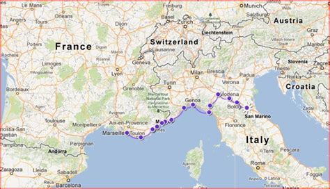 Uncle Berts Diary Italy To Marseilles France Via The