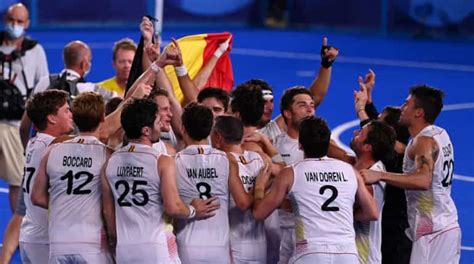 tokyo olympics hockey belgium claim first gold after shootout win over australia sports news