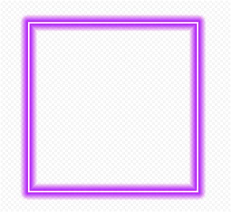 Hd Purple Neon Border Frame Png Citypng
