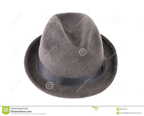 Mens Hat Isolated Stock Image Image Of Trilby Isolated 28731347