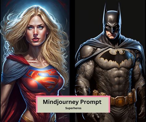 Midjourney Prompt Ai Art Comic Style Superheroes Etsy Uk