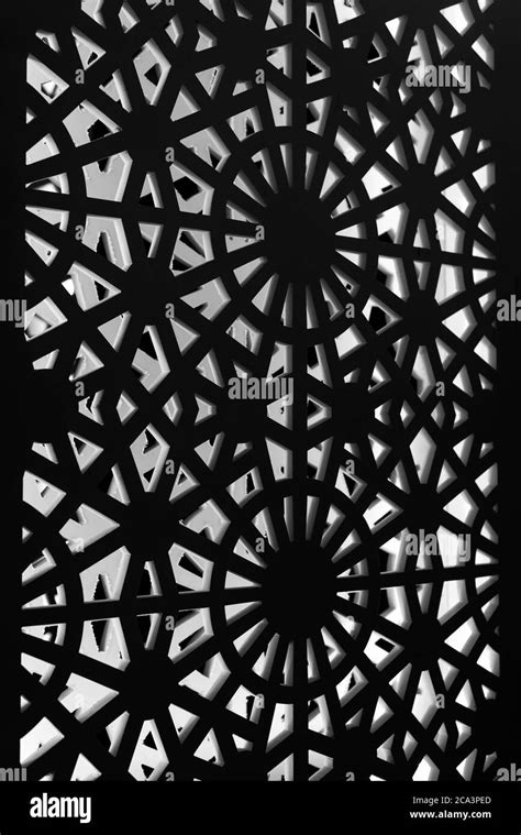 Black And White Abstract Windows Pattern Stock Photo Alamy