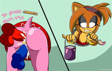 Rule 34 And Knuckles Ahe Gao Anal Anus Ass Balls Big Penis Blue Fur