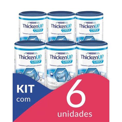 Thicken Up Clear 125g Kit Com 6 Unidades No Shoptime