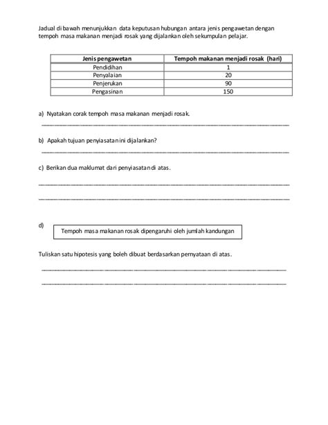 Latihan sains kssr tahun 1. soalan latihan tahun 6 sains