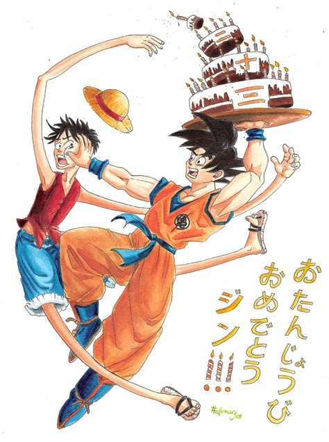 Goku And Luffy Anime Debate Fan Art 35961861 Fanpop