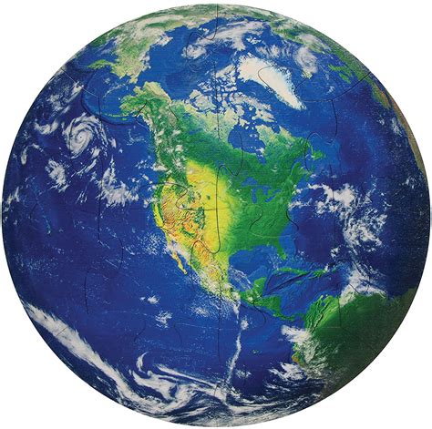 Wide selection of puzzles made in the usa by top artists including thomas kinkade, jane wooster scott & jan van haasteren. Earth Shaped Puzzle - Made in USA - Walmart.com