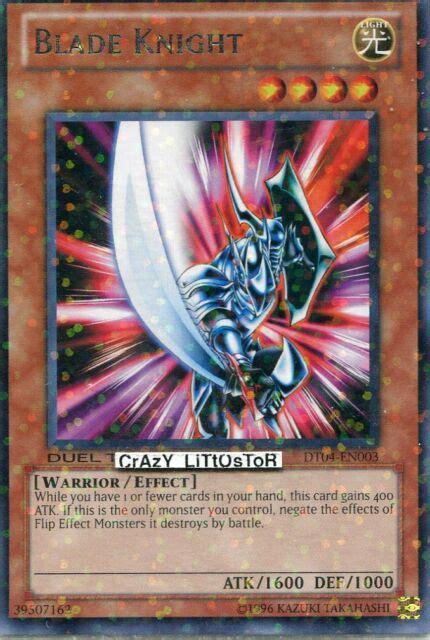 Yu Gi Oh Blade Knight Duel Terminal Silver Rare Nmint Dt04 En003 Ebay