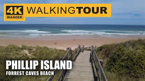 Forrest Caves Beach Walking Tour In Phillip Island Australia 4k 60fps
