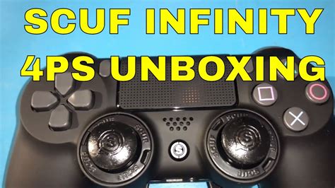 Scuf Infinity 4ps Pro Soft Touch Black Controller Unboxing Youtube