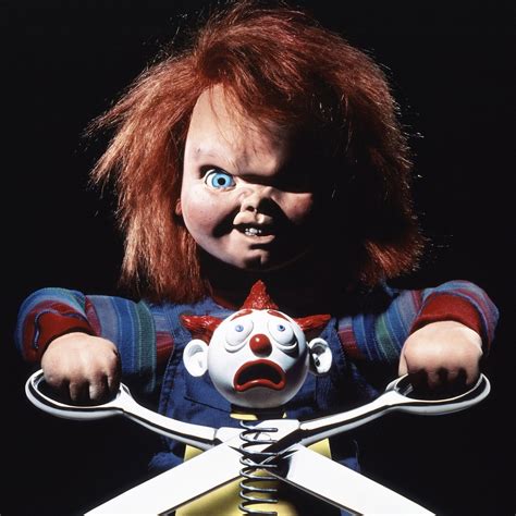 He was an infamous serial killer named charles lee ray who was shot in a toy store by detective mike norris. CHUCKY Gets His Voice Back!