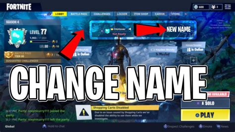 How To Change Your Name On Fortnite Ps4 Fortnite