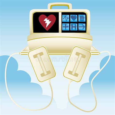 Heart Defibrillator Stock Vector Illustration Of Heart 9252549
