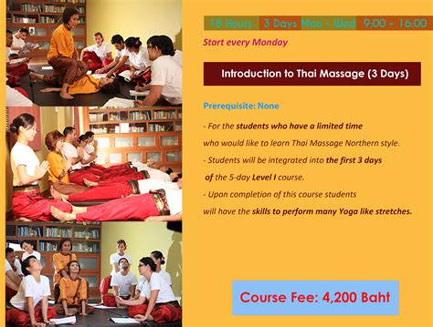 Itm School Courses Introduction To Thai Massage