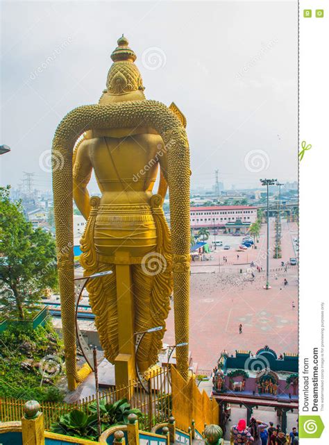 It has an enormous cave temple which has immense. Batu Caves Statue Kuala Lumpur Malaysia Editorial Image ...