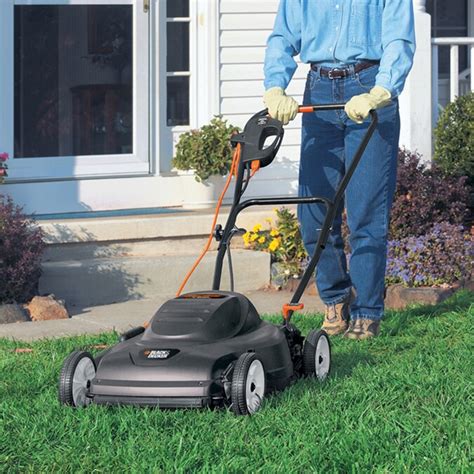 Black And Decker 9 Amp 20 In Deck Width Push Corded Electric Push Lawn