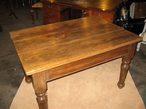 Victorian Pitch Pine Farmhouse Table Antiques Atlas