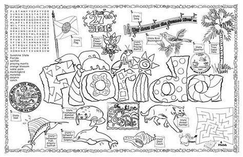 Showing 12 coloring pages related to florida state university. Florida State Symbols Coloring Pages | Florida Symbols ...