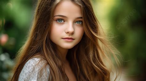 青い目の若い女の子の写真 代のモデルの写真背景画像素材無料ダウンロード Pngtree