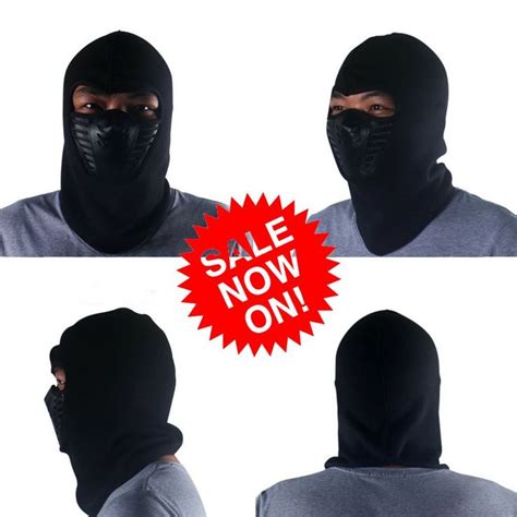 Tagvo Warm Balaclava Full Face Mask Cover With Breathable Mesh Silicone Panel Ift Tt