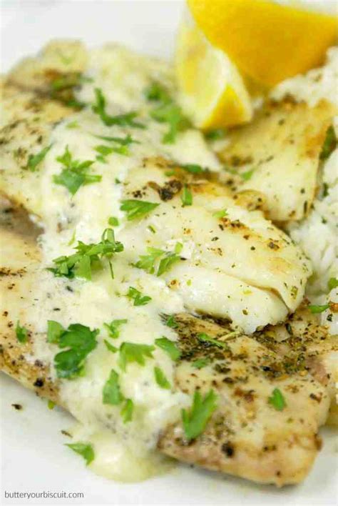 Pan Seared Tilapia With Lemon Butter Sauce Butter Your Biscuit