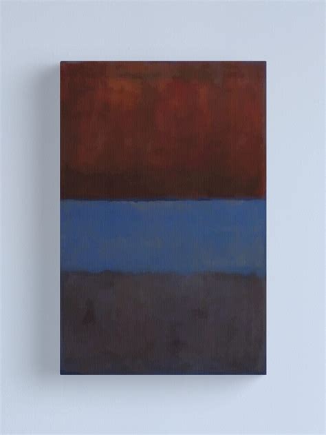 Mark Rothko No 61 Rust And Blue Canvas Print Sold By Eric
