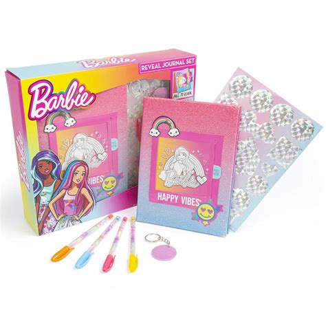 Barbie Reveal Journal Set Girls Diary Gift Set Including A5 Journal