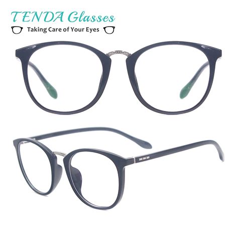 acetate lightweight retro glasses frame men and women small round frames eyeglasses for myopia