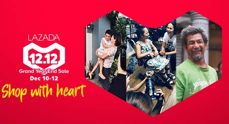 Are you ready for the 12.12 sales? Lazada 12.12: Shop with Heart