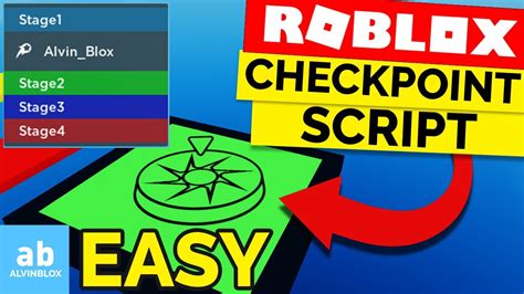 Roblox How To Make A Obby Stage Checkpoint