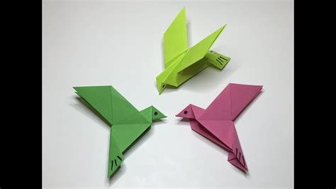 Easy Origami Flying Bird Origami Bird🐦 Simple Origami Paper Craft