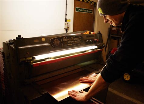 Metal plate cutting | Lawrence Art Supplies