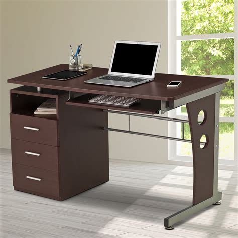 Shop online at everyday low prices! Techni Mobili Computer Desk with Keyboard Tray and Drawers ...