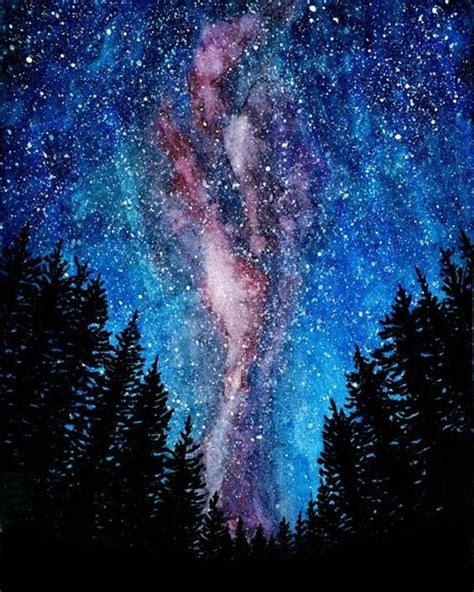 40 Super Cool Milky Way Paintings For Outerspace Lovers Buzz 2018