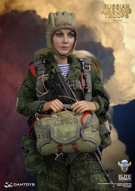 Toyhaven Dam Toys Th Scale Russian Airborne Troop Vdv Natalia Inch Female Paratrooper Figure