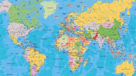 Famosa Cartina Geografica Del Mondo Ingrandibile Cartina