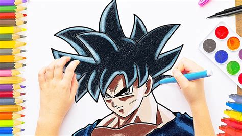 Descubrir 56 Imagen Dibujos De Goku Ultra Instinto Faciles